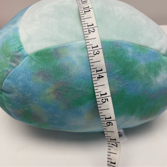 Squishmallow Ferdie the Frog Blue Green Tie Dye Plush w/ Tags 12 Inches - Picture 4 of 7